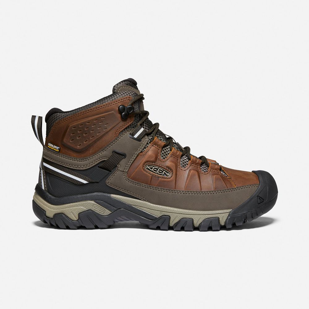 Keen Outdoor Bot Erkek Kahverengi - Targhee Iii Waterproof Mid - Türkiye UGEH25470